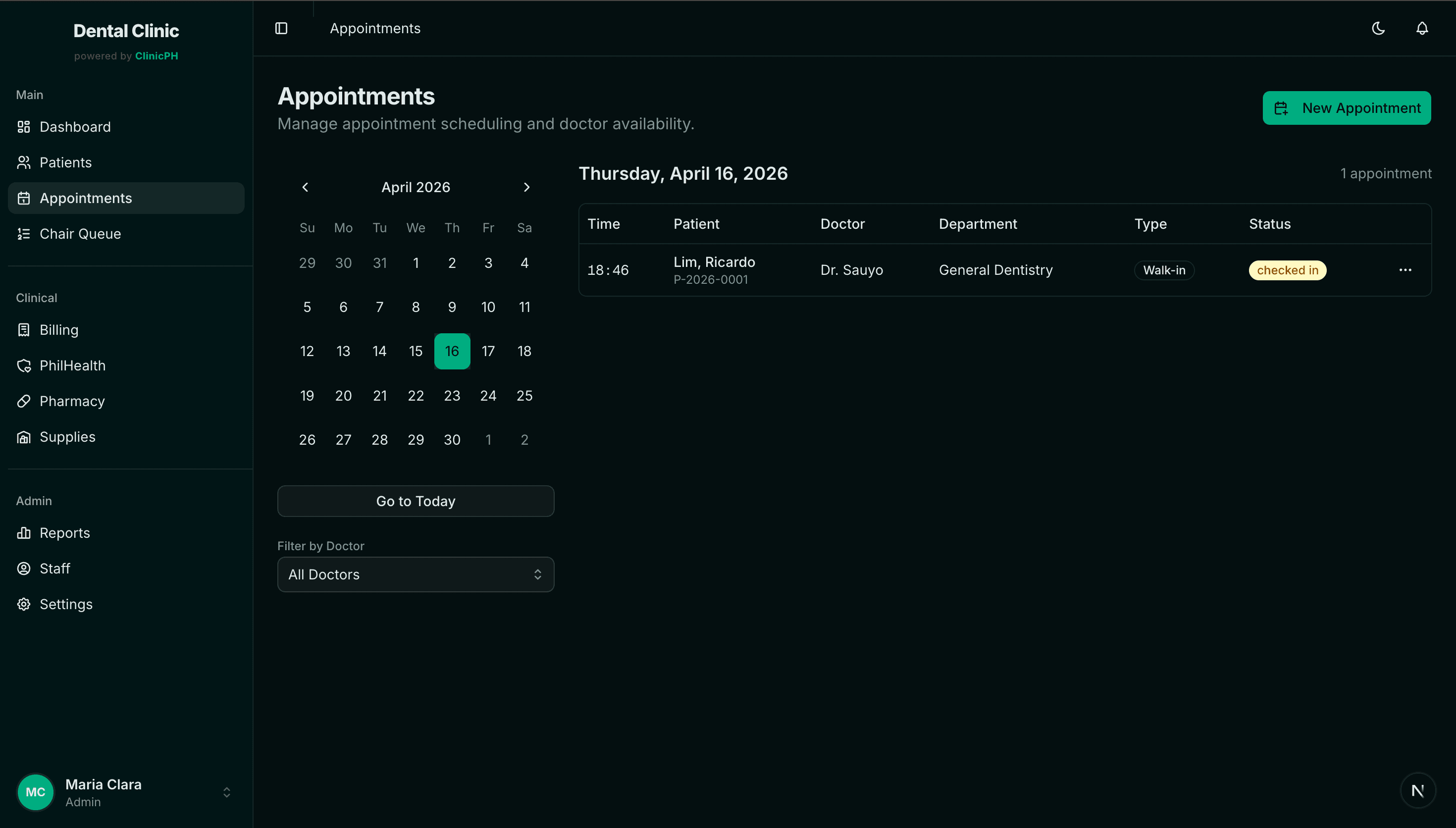 Appointment Scheduling